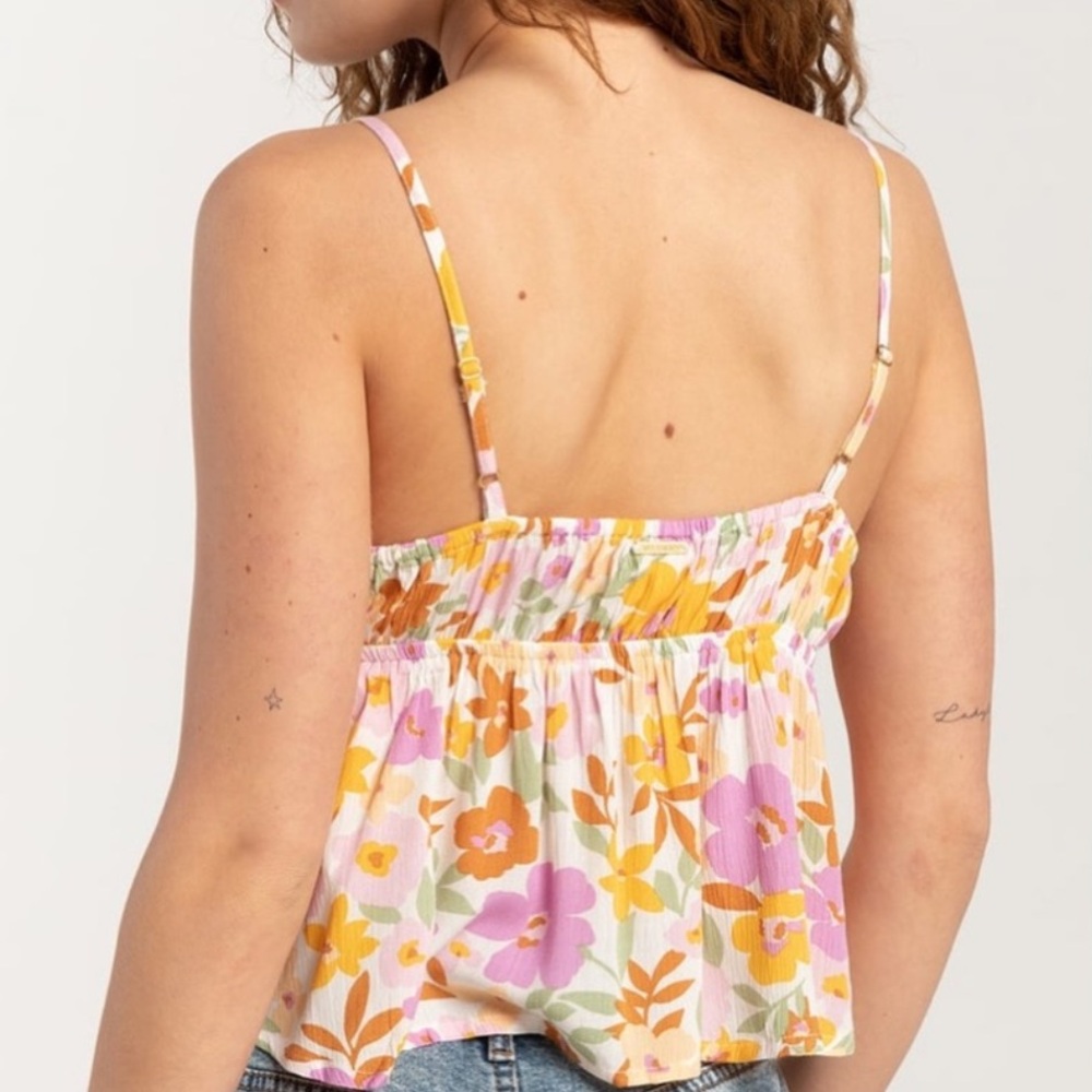 NWT - BILLABONG Happy Day Flyaway Womens Top - Size XL bohemian style tank top. - Picture 3 of 15